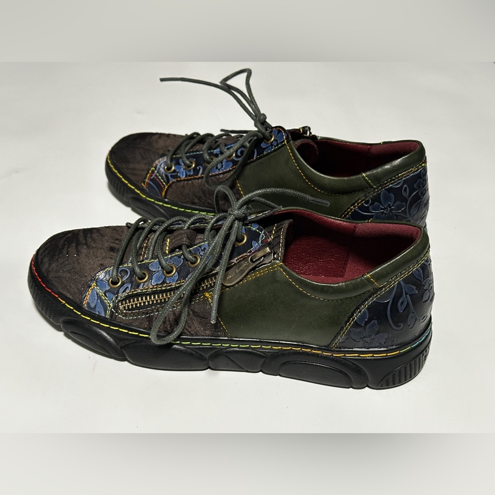 L'Artiste Spring Step Danli Women's Leather Sneakers 7.5/39 EU Art Shoes - Picture 3 of 12